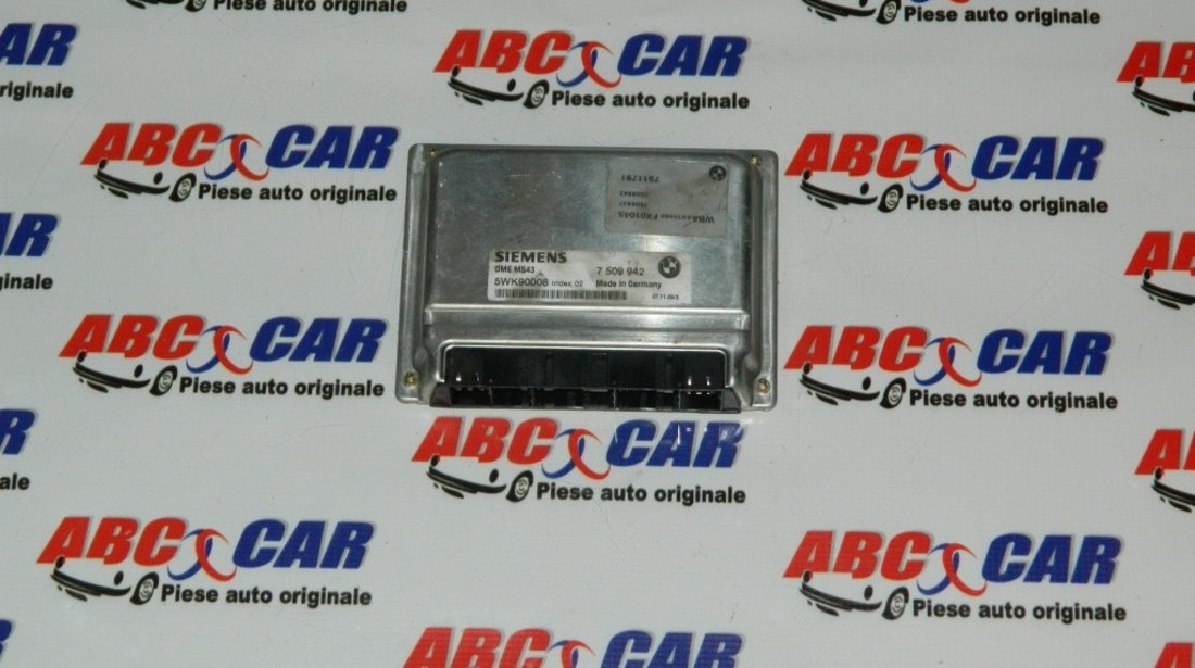 Calculator motor BMW Seria 3 E46 3.0 D cod: 7509942 model 2000