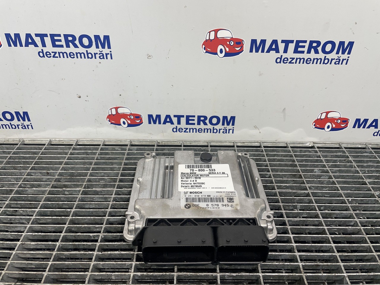 CALCULATOR MOTOR BMW SERIA 3 F 30 SERIA 3 F 30 2.0 D - (2011 2018)