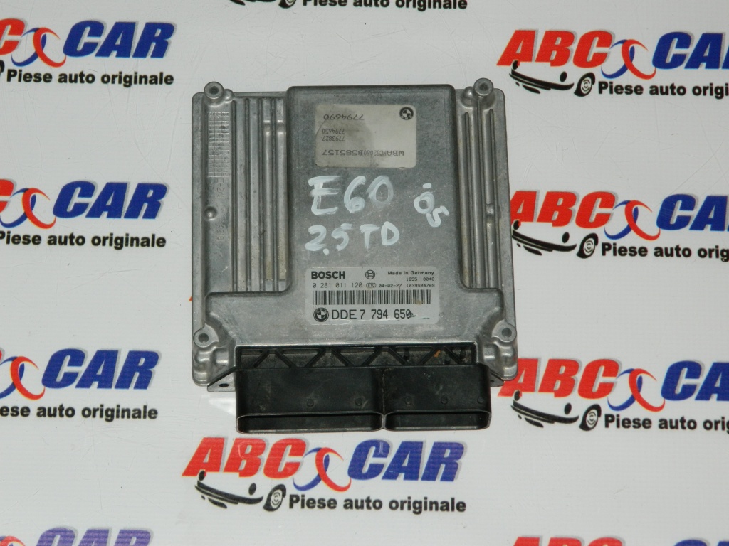 Calculator motor BMW Seria 5 E60 2.5d Cod: 7794650 , 0281011120
