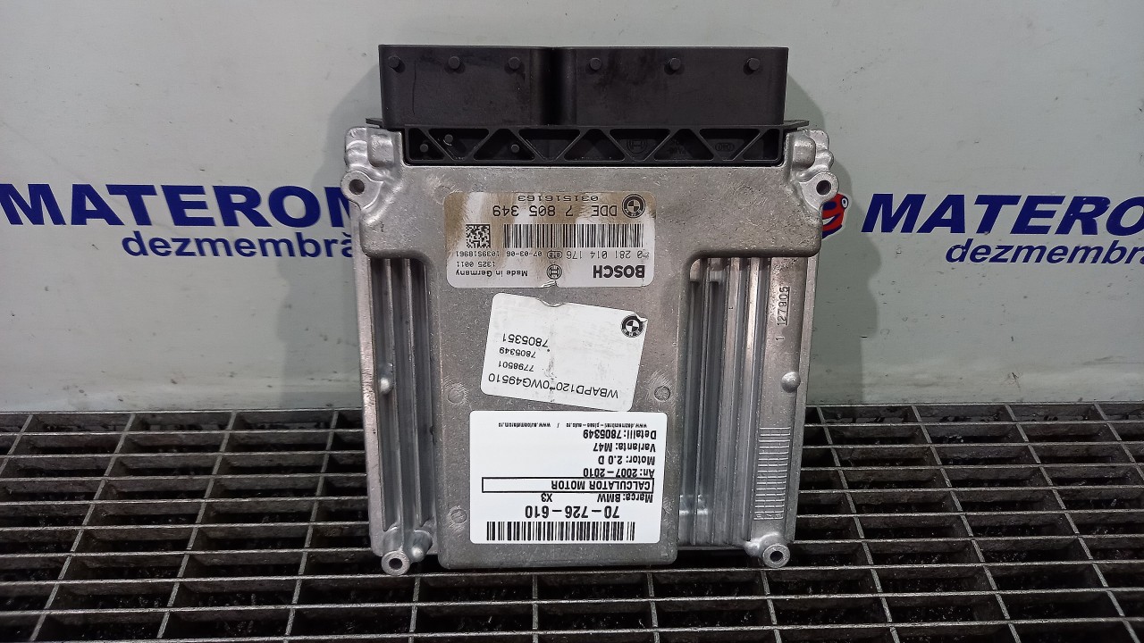 CALCULATOR MOTOR BMW X3 X3 2.0 D - (2007 2010)