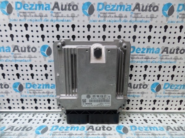 Calculator motor, Bosch, 03G906016GT, 0281012698, Skoda Superb (id.157010)