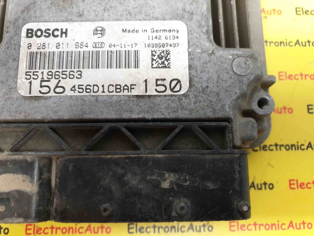 Calculator Motor BOSCH ALFA ROMEO 156 0 281 011 984 / 0281011984 / 55196563 / 156 456D1CBAF 150 / 156456D1CBAF1500 281 011 984 / 0281011984 / 55196563 / 156 456D1CBAF 150 / 156456D1CBAF150