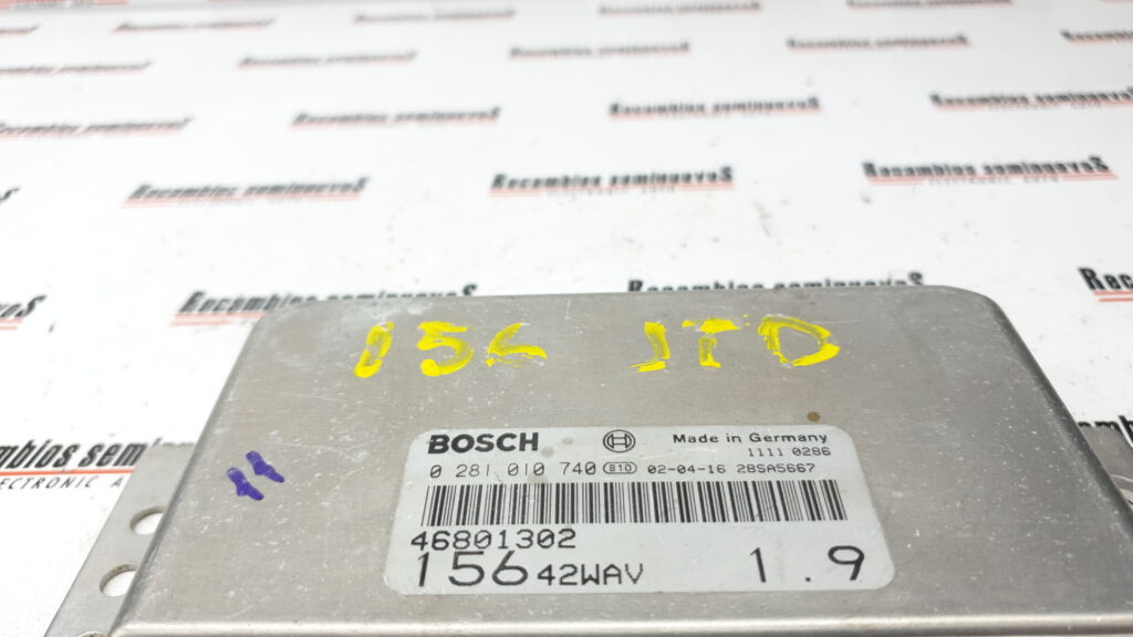 Calculator Motor BOSCH ALFA ROMEO 156, 0281010740, 46801302 / 15642WAV,