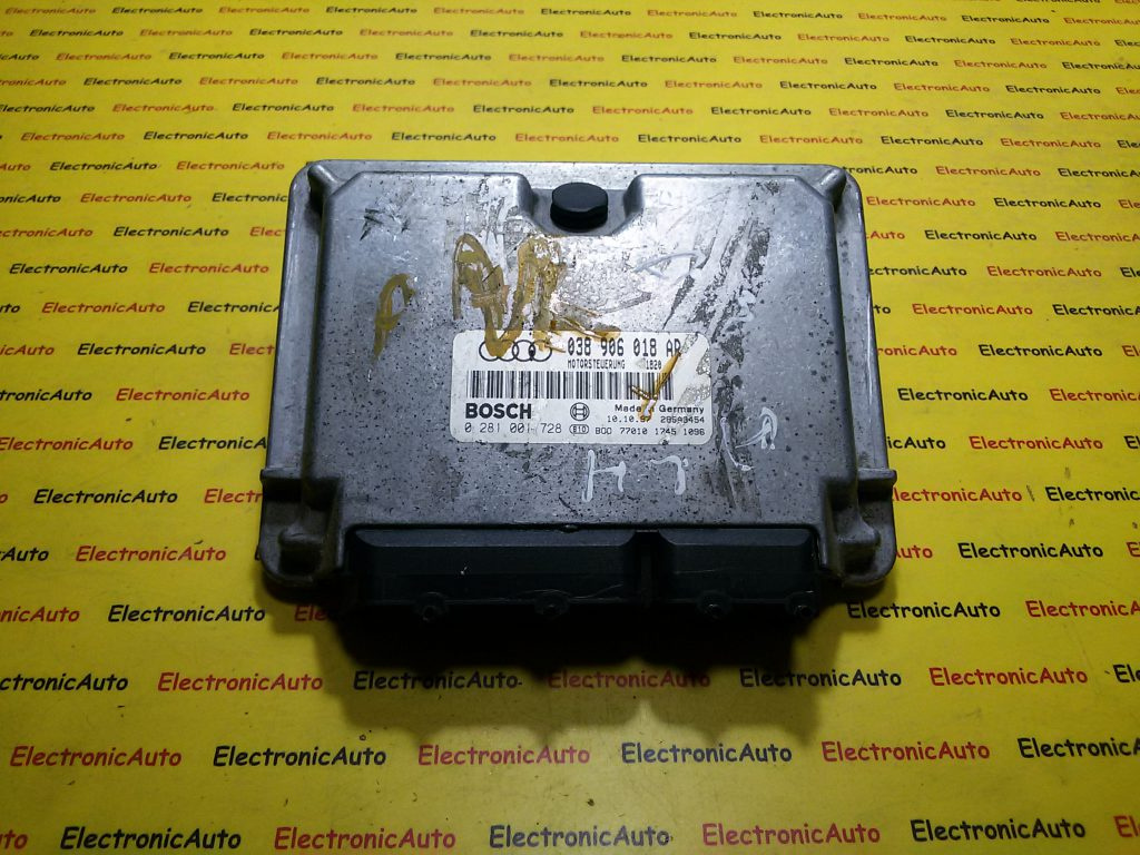 Calculator Motor BOSCH AUDI A3 0 281 001 728 / 0281001728 / 038 906 018 AR / 038906018AR0 281 001 728 / 0281001728 / 038 906 018 AR / 038906018AR