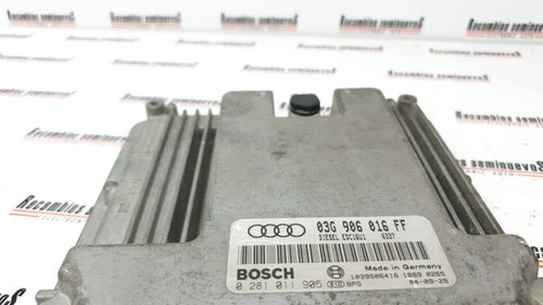 Calculator Motor BOSCH AUDI A3 0 281 011 905 / 0281011905 / EDC16U1 / 03G 906 016 FF / 03G906016FF0 ...