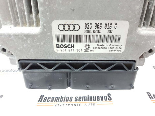 Calculator Motor BOSCH AUDI A3 03G 906 016 G / 03G906016G / EDC16U1 / 0 281 011 364 / 028101136403G ...