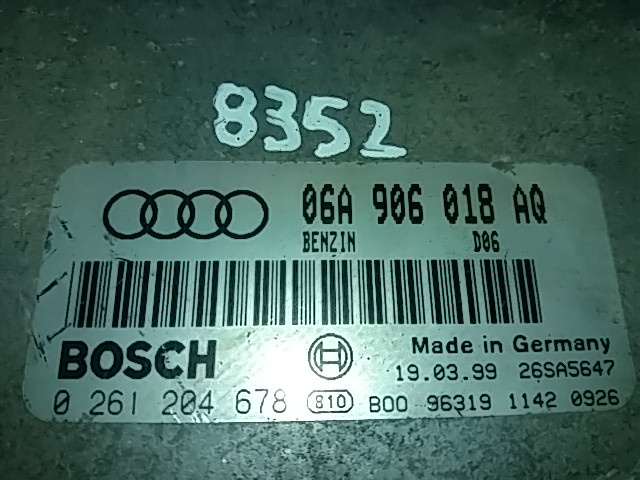 Calculator Motor BOSCH AUDI A3 06A 906 018 AQ / 06A906018AQ / 0 261 204 678 / 026120467806A 906 018 AQ / 06A906018AQ / 0 261 204 678 / 0261204678