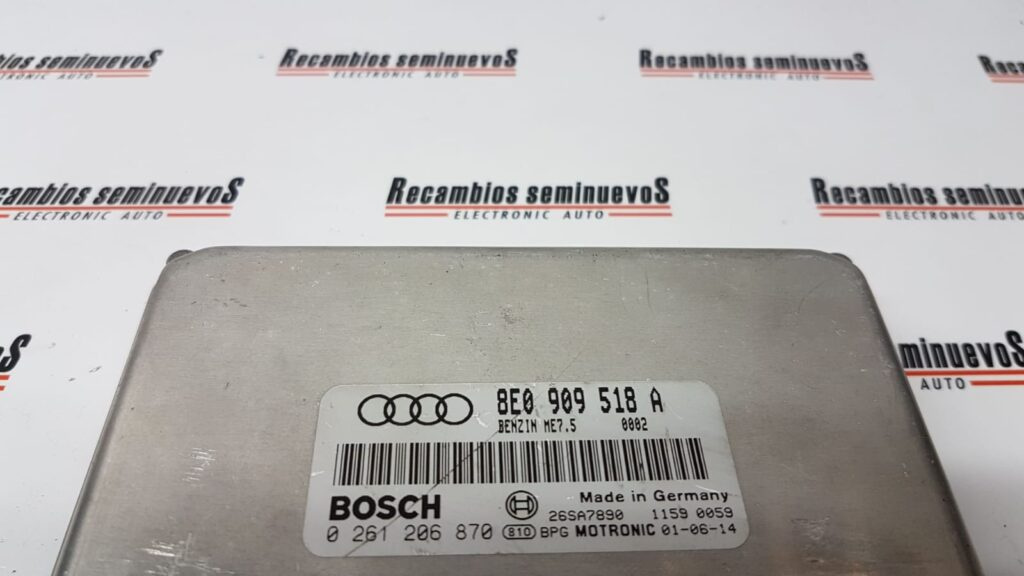 Calculator Motor BOSCH AUDI A4 0 261 206 870 / 0261206870 / ME7.5 / ME7 5 / ME75 / 8E0 909 518 A / 8E0909518A0 261 206 870 / 0261206870 / ME7.5 / ME7 5 / ME75 / 8E0 909 518 A / 8E0909518A