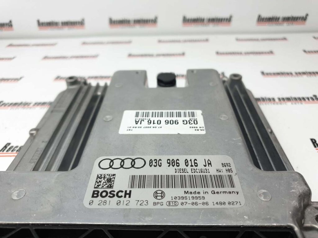 Calculator Motor BOSCH AUDI A4 0 281 012 723 / 0281012723 / EDC16U31 / 03G 906 016 JA / 03G906016JA0 281 012 723 / 0281012723 / EDC16U31 / 03G 906 016 JA / 03G906016JA