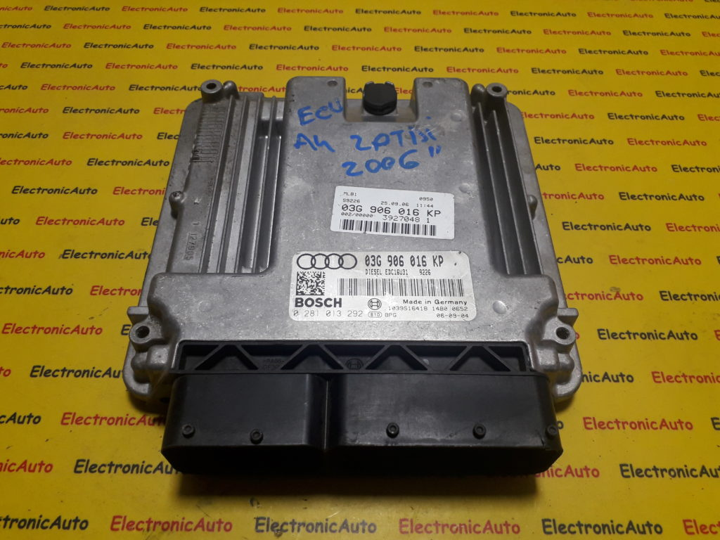 Calculator Motor BOSCH AUDI A4 0 281 013 292 / 0281013292 / EDC16U31 / 03G 906 016 KP / 03G906016KP0 281 013 292 / 0281013292 / EDC16U31 / 03G 906 016 KP / 03G906016KP