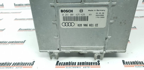 Calculator Motor BOSCH AUDI A4 028 906 021 CE / 028906021CE / 0281001425 426 / 0281001425426028 906 ...