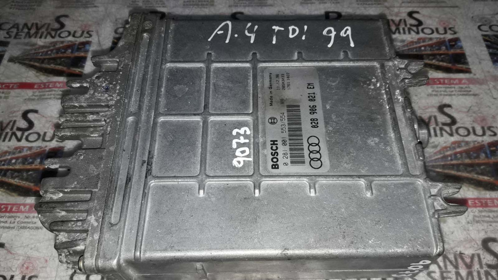Calculator Motor BOSCH AUDI A4 0281001553 554 / 0281001553554 / 028 906 021 EM / 028906021EM,