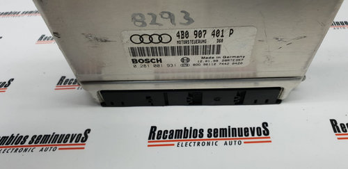 Calculator Motor BOSCH AUDI A6, 0281001931, 4B0907401P,