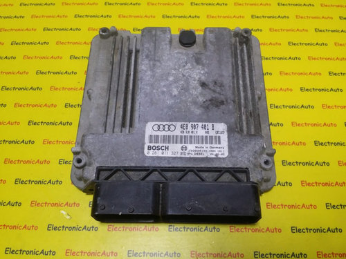 Calculator Motor BOSCH AUDI A8 0 281 011 327 / 0281011327 / 4E0 907 401 B / 4E0907401B / EDC16CP / 4...