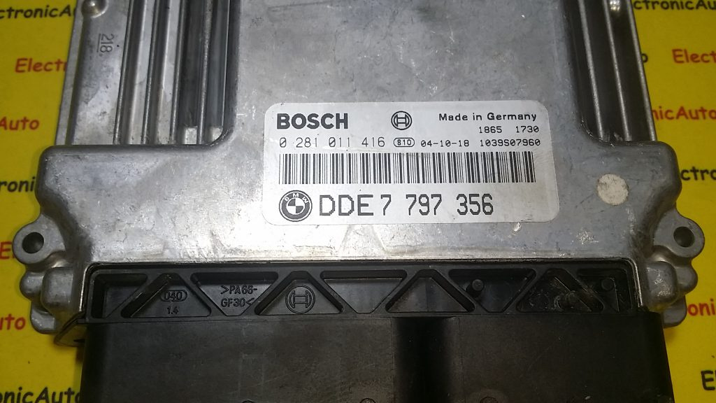 Calculator Motor BOSCH BMW 120 0 281 011 416 / 0281011416 / 7 797 356 / 7797356,