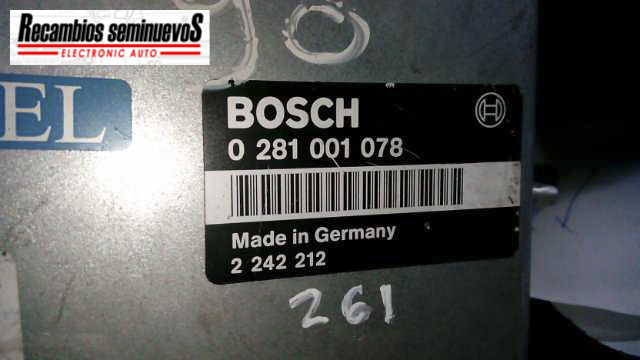 Calculator Motor BOSCH BMW 525 0 281 001 078 / 0281001078 / 22422120 281 001 078 / 0281001078 / 2242212