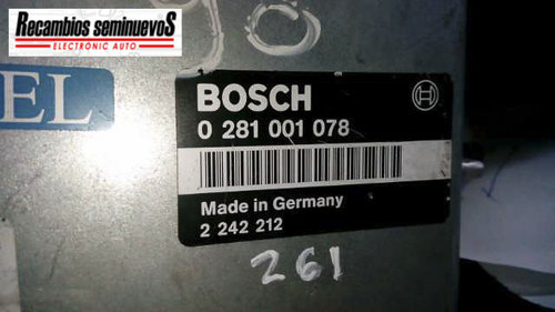 Calculator Motor BOSCH BMW 525 0 281 001 078 / 0281001078 / 22422120 281 001 078 / 0281001078 / 2242...