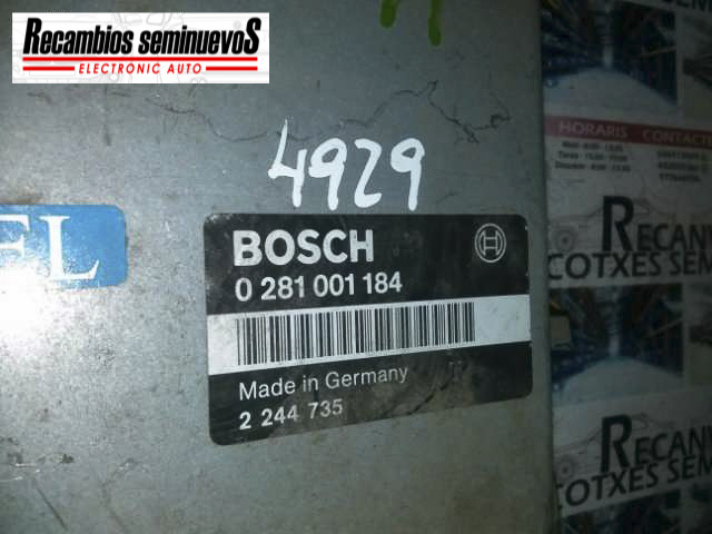 Calculator Motor BOSCH BMW E34 0 281 001 184 / 0281001184 / 2 244 735 / 22447350 281 001 184 / 0281001184 / 2 244 735 / 2244735