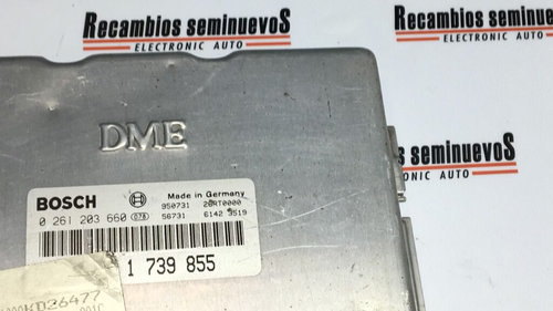 Calculator Motor BOSCH BMW E36 0 261 203 660 / 0261203660 / 1 739 855 / 17398550 261 203 660 / 02612...
