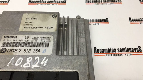 Calculator Motor BOSCH BMW E46 0 261 209 005 / 0261209005 / DME 7512354 / DME75123540 261 209 005 / ...