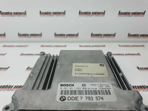 Calculator Motor BOSCH BMW E60 0 281 011 224 / 0281011224 / 7 793 574 / 77935740 281 011 224 / 02810...