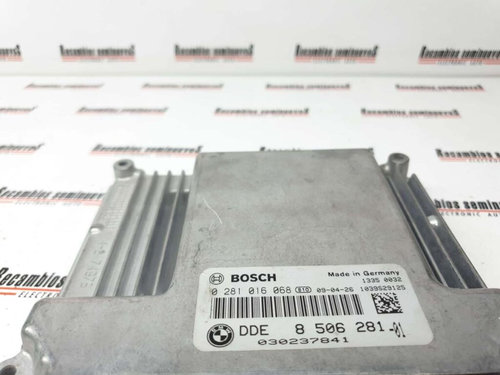 Calculator Motor BOSCH BMW SERIE 1 0 281 016 068 / 0281016068 / 8506281 01 / 8506281010 281 016 068 ...