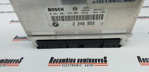 Calculator Motor BOSCH BMW SERIE 3 0 281 001 445 / 0281001445 / 2 248 959 / 22489590 281 001 445 / 0...