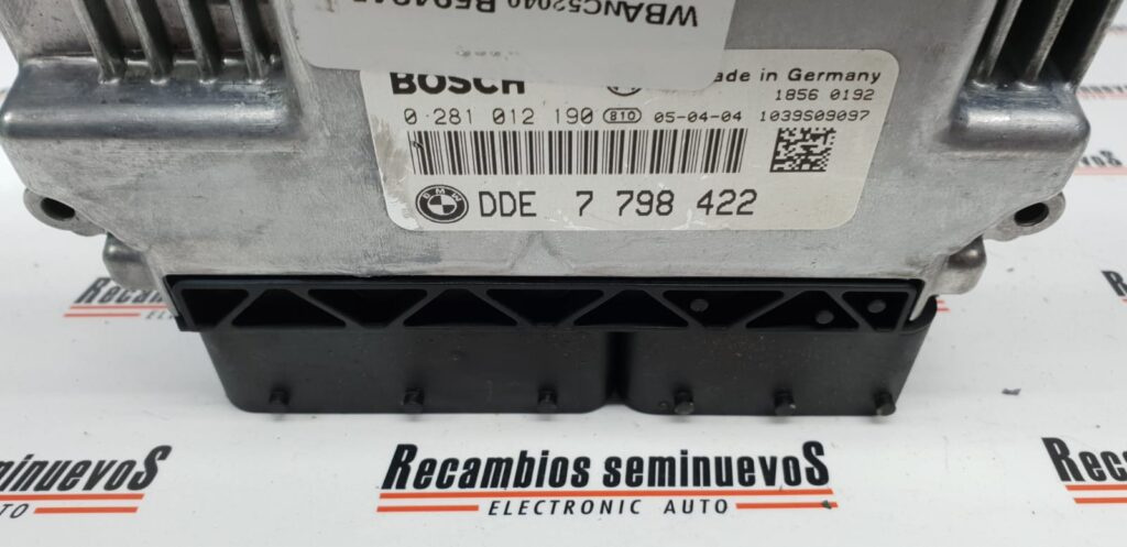 Calculator Motor BOSCH BMW X3 0 281 012 190 / 0281012190 / 7 798 422 / 77984220 281 012 190 / 0281012190 / 7 798 422 / 7798422