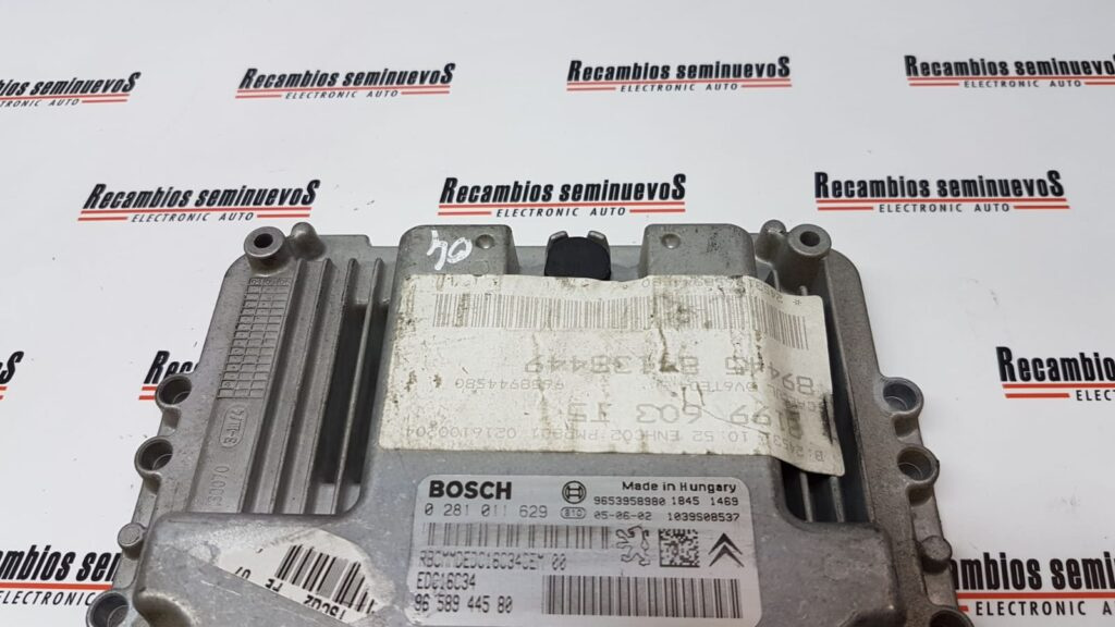 Calculator Motor BOSCH CITROEN C4 0 281 011 629 / 0281011629 / EDC16C34 / 96 589 445 80 / 9658944580 / 96539589800 281 011 629 / 0281011629 / EDC16C34 / 96 589 445 80 / 9658944580 / 9653958980