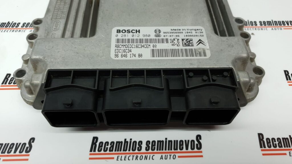 Calculator Motor BOSCH CITROEN C4 0 281 012 980 / 0281012980 / 9664617480 / 9653958980 / EDC16C340 281 012 980 / 0281012980 / 9664617480 / 9653958980 / EDC16C34