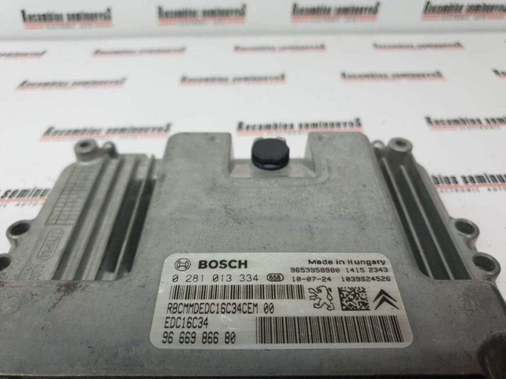 Calculator Motor BOSCH CITROEN C4 0 281 013 334 / 0281013334 / EDC16C34 / 96 669 866 80 / 9666986680 / 96539589800 281 013 334 / 0281013334 / EDC16C34 / 96 669 866 80 / 9666986680 / 9653958980