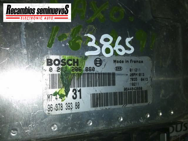 Calculator Motor BOSCH CITROEN SAXO 0 261 206 860 / 0261206860 / 96 378 393 80 / 9637839380 / M7 4 4 / M7440 261 206 860 / 0261206860 / 96 378 393 80 / 9637839380 / M7 4 4 / M744