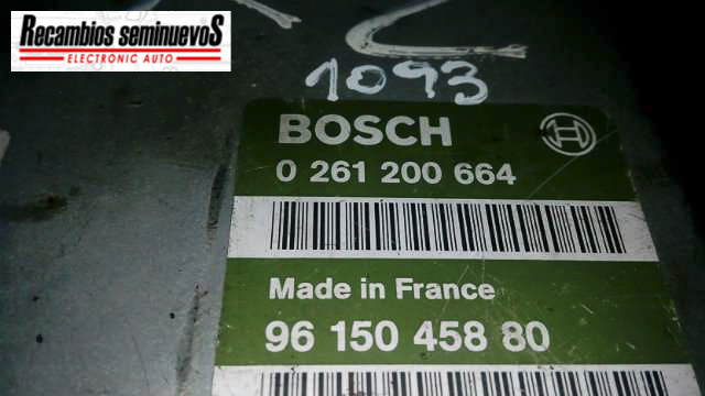 Calculator Motor BOSCH CITROEN XANTIA 0 261 200 664 / 0261200664 / 96 150 458 80 / 96150458800 261 200 664 / 0261200664 / 96 150 458 80 / 9615045880