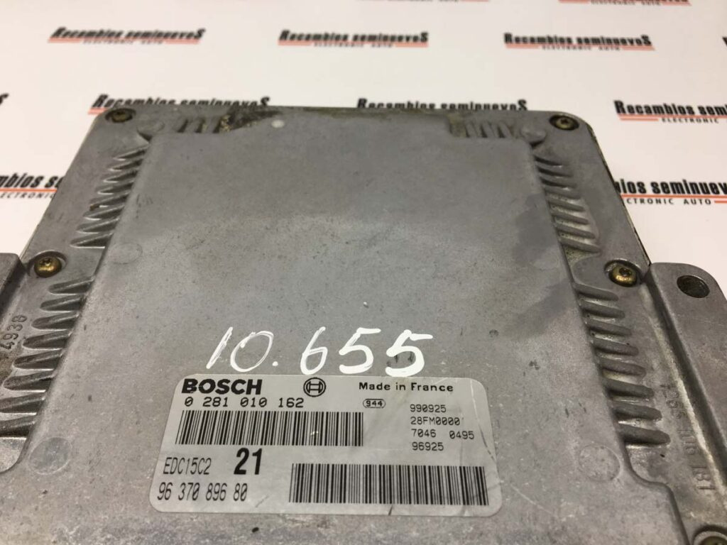 Calculator Motor BOSCH CITROEN XSARA 0 281 010 162 / 0281010162 / EDC15C2 21 / EDC15C221 / 96 370 896 80 / 96370896800 281 010 162 / 0281010162 / EDC15C2 21 / EDC15C221 / 96 370 896 80 / 9637089680