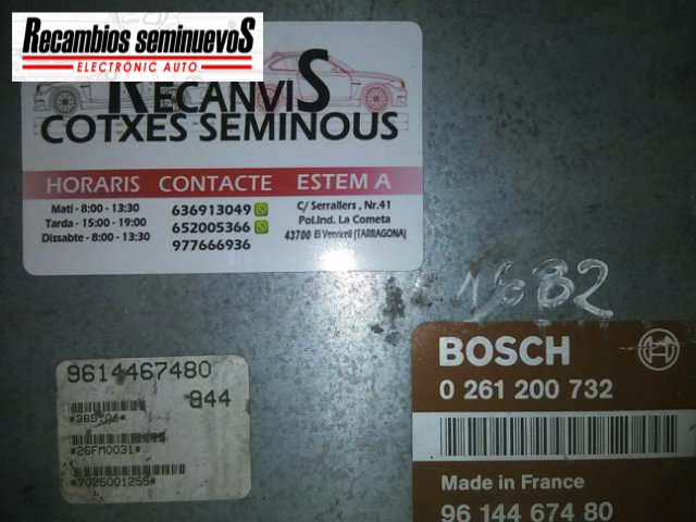 Calculator Motor BOSCH CITROEN ZX 0 261 200 732 / 0261200732 / 96 144 674 80 / 96144674800 261 200 732 / 0261200732 / 96 144 674 80 / 9614467480