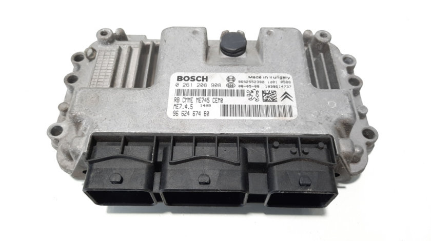 Calculator motor Bosch, cod 0261208908, 9662467480, Peugeot 307 CC (3B) 1.6 B, NFU (idi:483317)