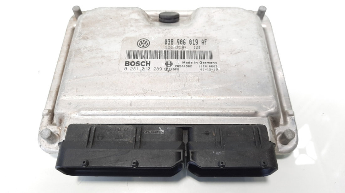 Calculator motor Bosch, cod 038906019AF, 0281010289, Skoda Fabia 1 Combi (6Y5) 1.9 tdi, ATD (id:483374)