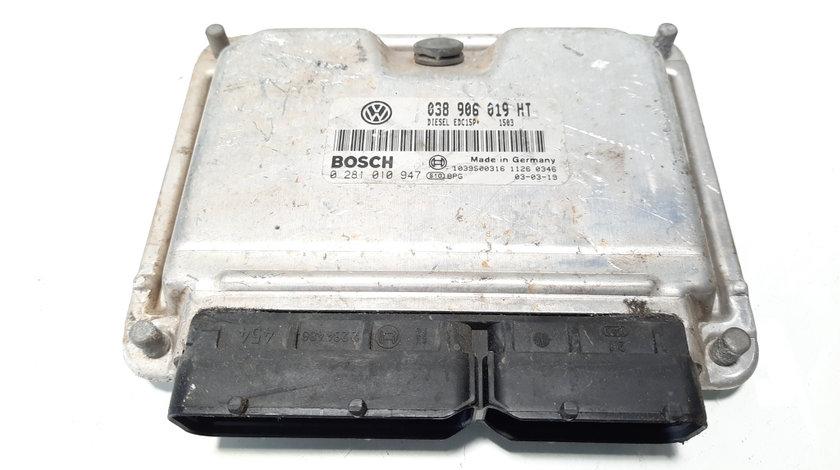 Calculator motor Bosch, cod 038906019HT, 0281010947, Skoda Fabia 1 Combi (6Y5) 1.9 TDI, ATD (id:483296)