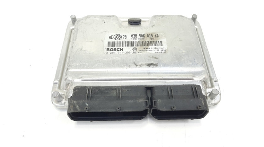 Calculator motor Bosch, cod 038906019KD, 0281011205, Vw Passat (3B3) 1.9 tdi, AVF (id:483750)