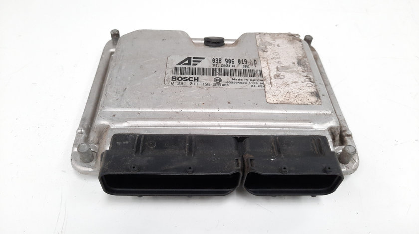 Calculator motor Bosch, cod 038906019LD, 0281011198, Seat Alhambra (7V8, 7V9) 1.9 TDI, ASZ (idi:491576)