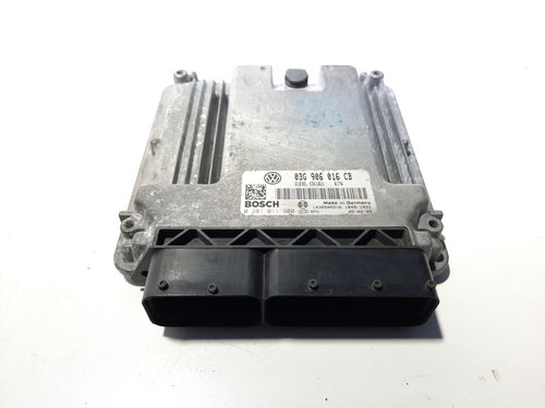 Calculator motor Bosch, cod 03G906016CB, 0281011900, Seat Leon (1P1), 1.9 TDI, BKC (idi:491763)