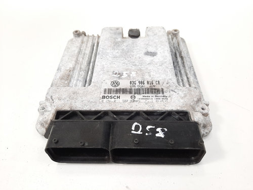 Calculator motor Bosch, cod 03G906016CB, 0281011900, VW Golf 5 (1K1), 1.9 TDI, BKC (id:549900)
