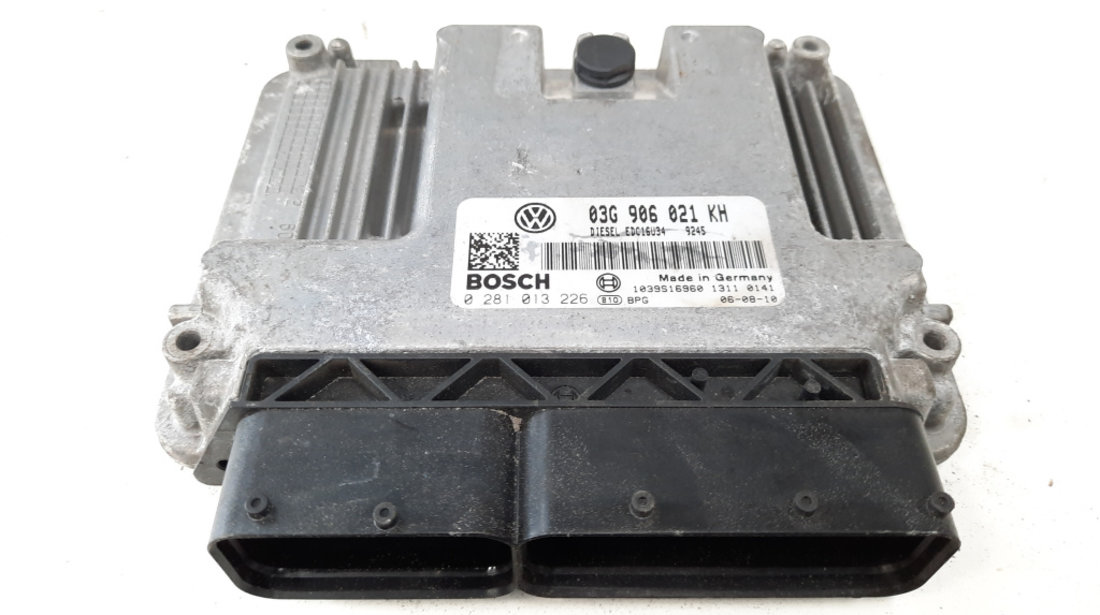 Calculator motor Bosch, cod 03G906021KH, 0281013226, Vw Passat Variant (3C5) 1.9 TDI, BXE (idi:538663)