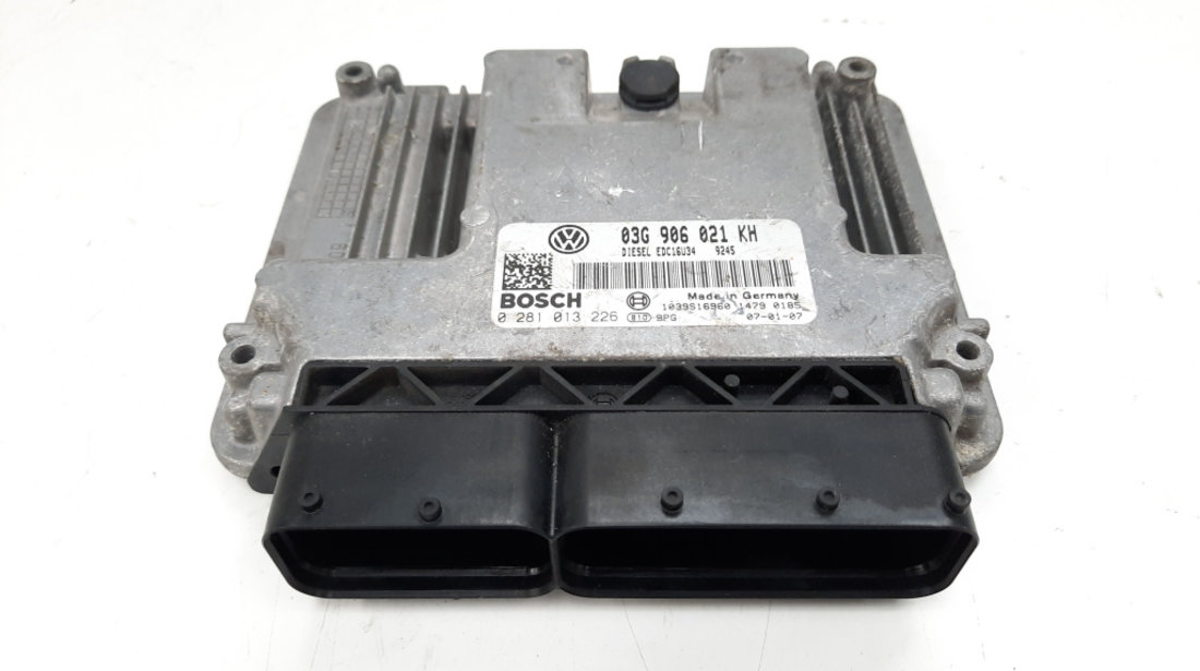 Calculator motor Bosch, cod 03G906021KH, 0281013226, VW Passat Variant (3C5), 1.9 TDI, BXE (idi:491817)
