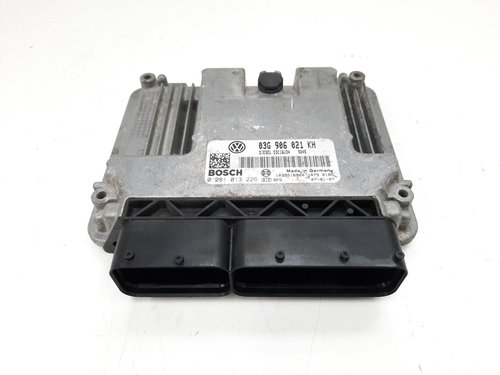 Calculator motor Bosch, cod 03G906021KH, 0281013226, Skoda Superb II Combi (3T5), 1.9 TDI, BXE (idi:...