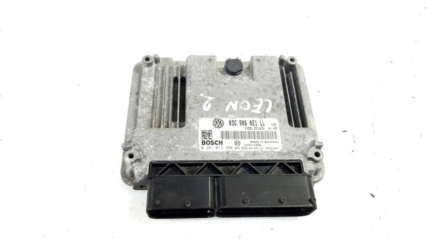 Calculator motor Bosch, cod 03G906021LL, 0281013280, Seat Leon (1P1) 2.0 TDI, BKD (id:535556)