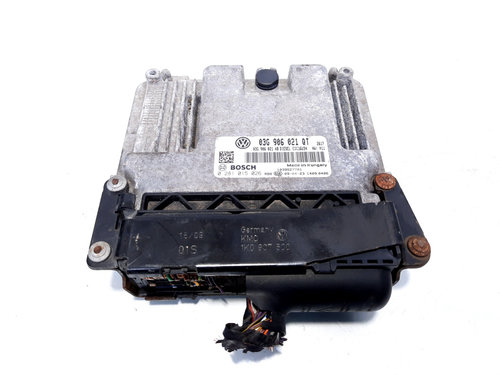 Calculator motor Bosch, cod 03G906021QT, 0281015026, Skoda Superb II (3T4), 2.0 TDI, BMP (id:526874)