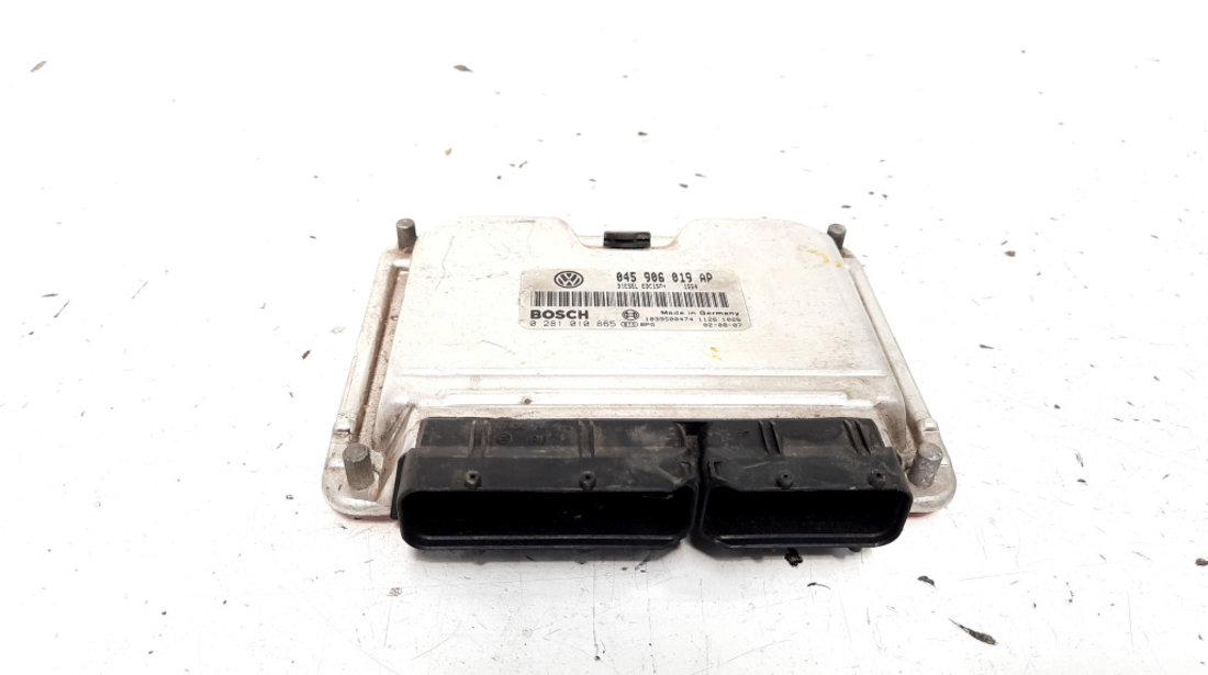 Calculator motor Bosch, cod 045906019AP, 0281010865, Vw Polo (9N) 1.4 TDI, AMF (id:535491)