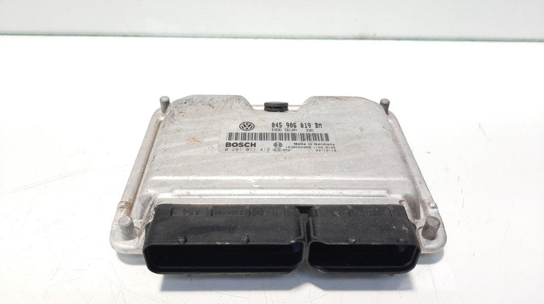 Calculator motor Bosch, cod 045906019BM, 0281011412, Seat Cordoba (6L2), 1.4 TDI, AMF (idi:491510)