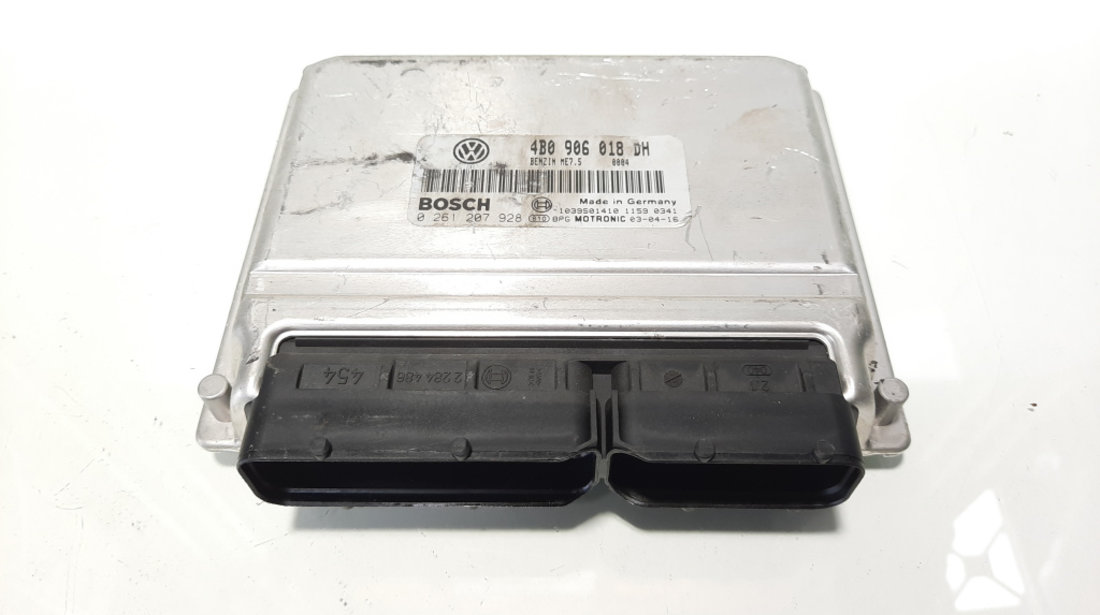 Calculator motor Bosch, cod 4B0906018DH, 0261207928, VW, 1.8 T benz, AWT (idi:483165)